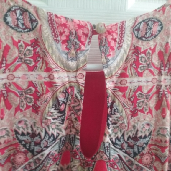 Lulu's Boho Mini Trapeze Swing Dress - Picture 8 of 8